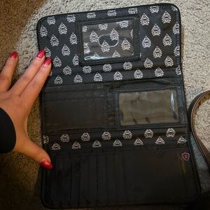 Vera Bradley Black and White Wallet
